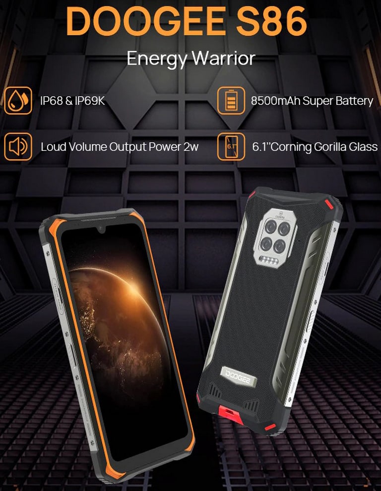 Doogee S86 6Gb/128Gb Black (Чёрный)