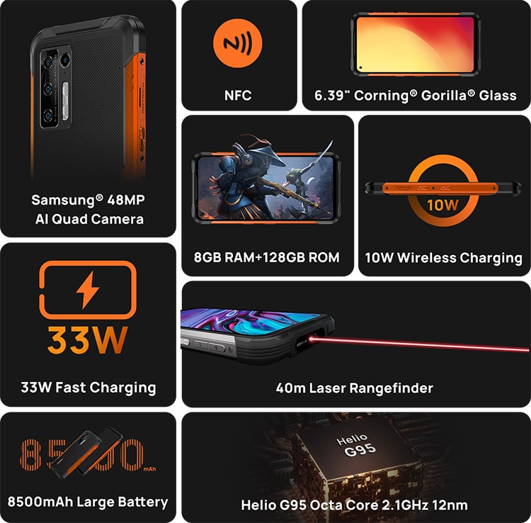 Doogee S97 Pro 8Gb/128Gb Orange (Оранжевый)
