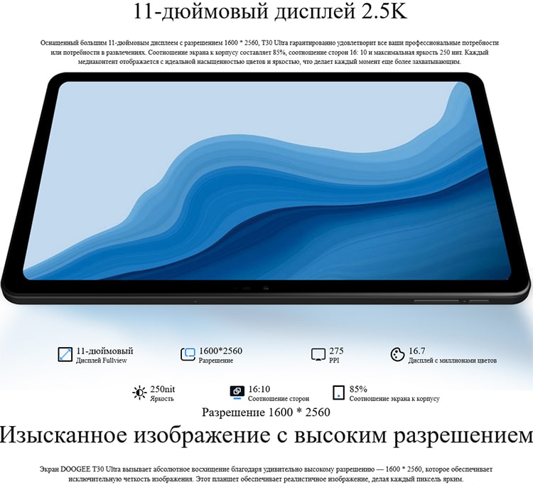 Doogee T30 Ultra 12Gb/256Gb Wi-Fi Black (Чёрный)