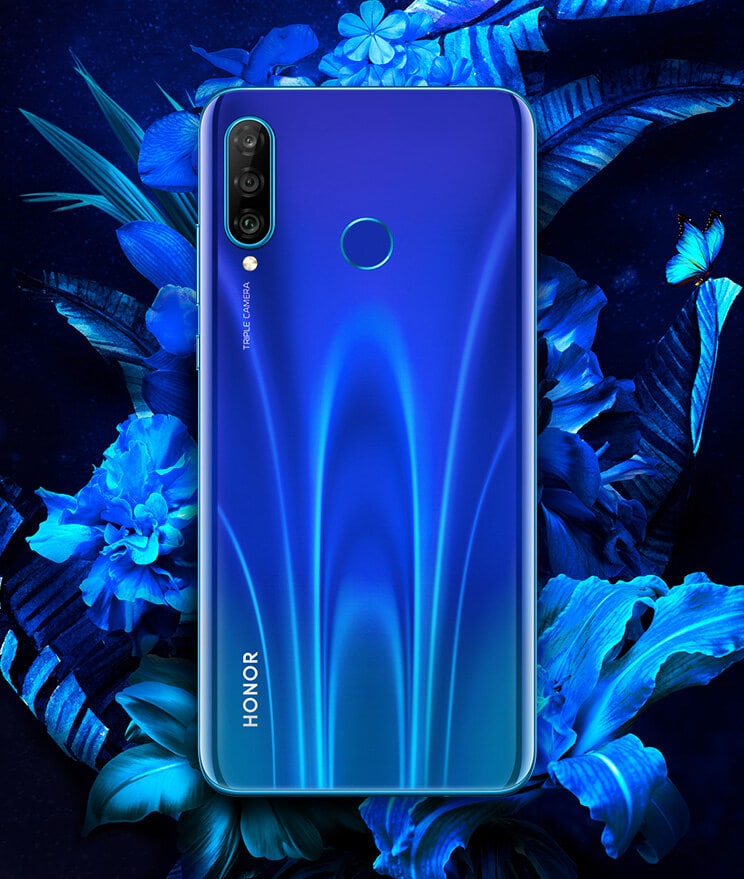 Honor 20 Lite (РЕФ) 6Gb/128Gb Ultramarine (Сияющий ультрамариин)