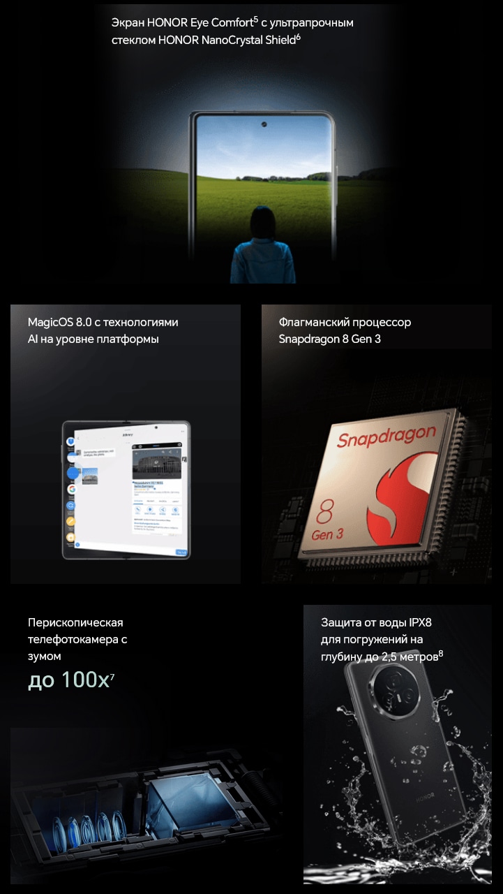 Honor Magic V3 12Gb/512Gb Black (Чёрный)