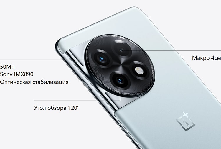 OnePlus Ace 2 16Gb/512Gb Galactic Silver/Glacier Blue (Серебристый/Синий)