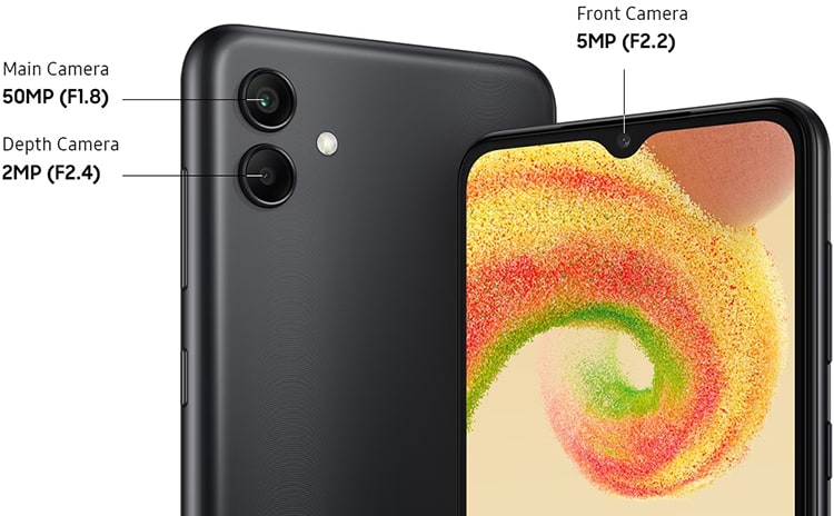 Samsung Galaxy A04 4Gb/128Gb Black (Чёрный)