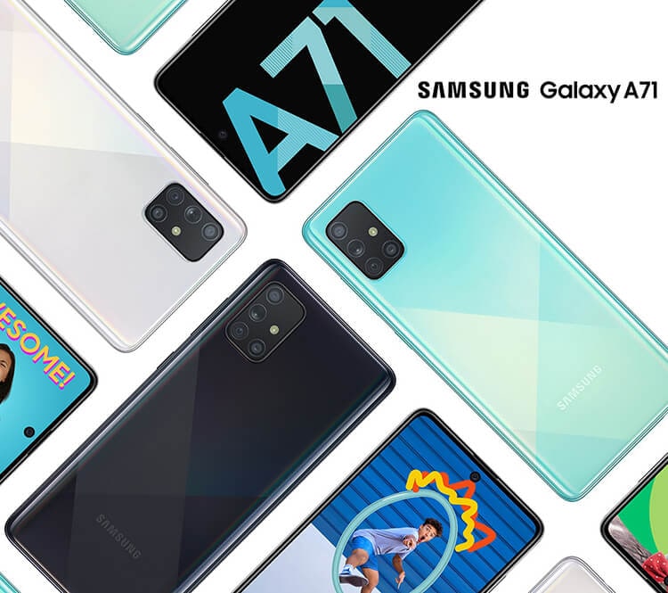 Samsung Galaxy A71 6Gb/128Gb Silver (Серебряный белый)