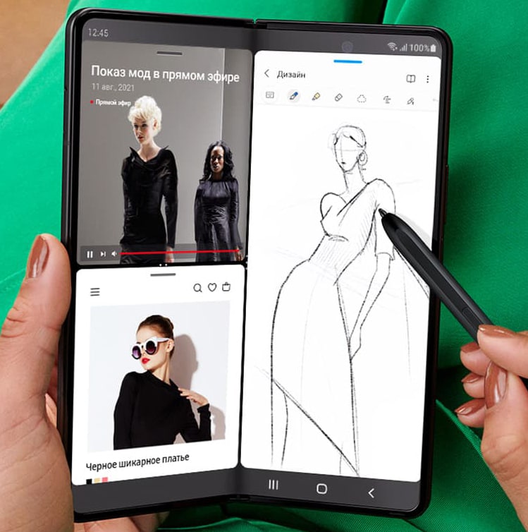 Samsung Galaxy Z Fold3 5G 8Gb/256Gb Green (Зелёный)