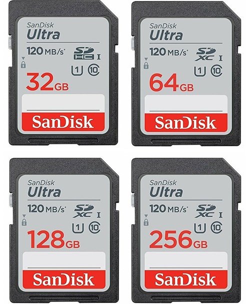 SanDisk 32GB Ultra SDXC UHS-I Memory Card - 120MB/s (SDSDUN4-032G-GN6IN)
