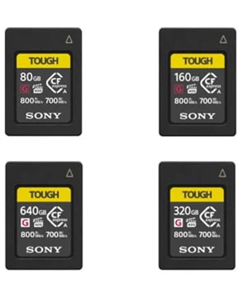 Sony 320GB CFexpress Type A TOUGH Memory Card (CEAG320T)