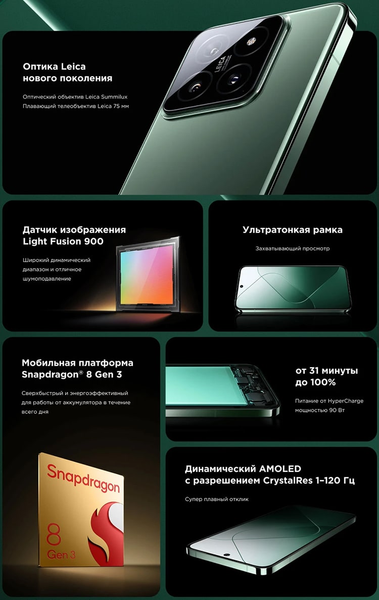Xiaomi 14 GR 16Gb/1Tb Black (Чёрный)