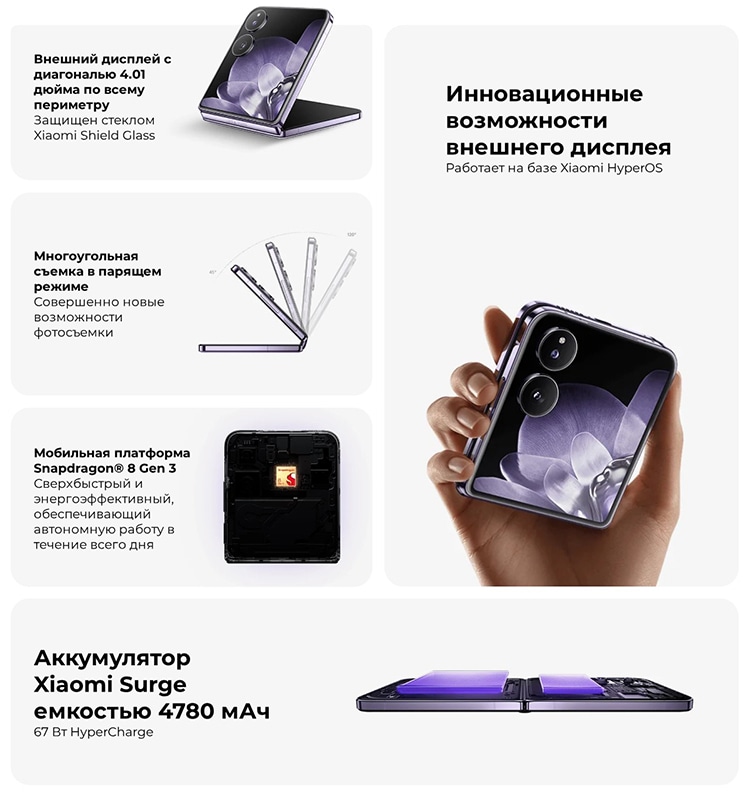 Xiaomi Mix Flip 12Gb/512Gb Black (Чёрный)