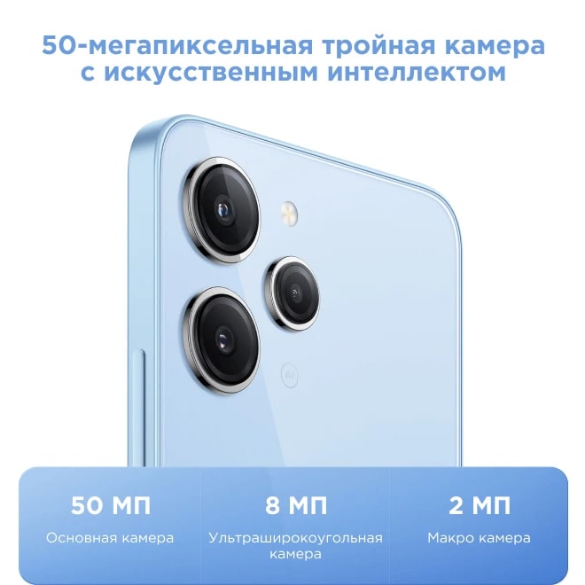 Xiaomi Redmi 12 4Gb/128Gb Sky Blue (Синий)