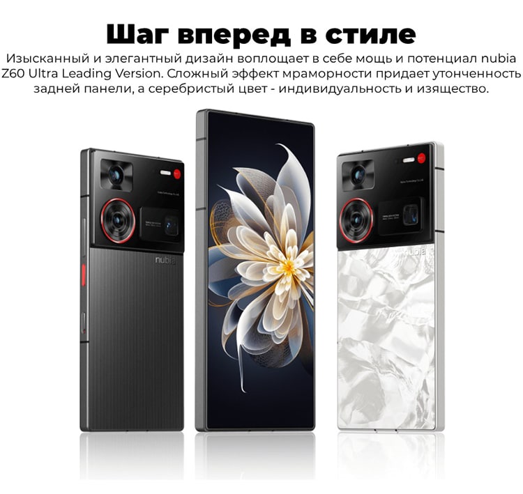 ZTE Nubia Z60 Ultra Leading 12Gb/256Gb Black (Чёрный)