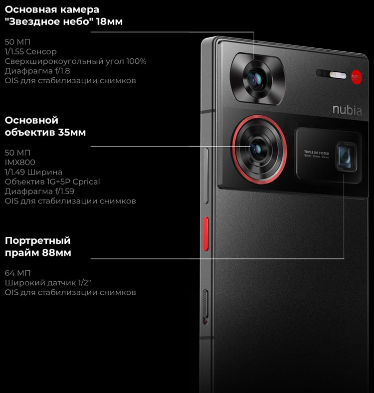 ZTE Nubia Z60 Ultra 12Gb/256Gb Silver (Серебристый)
